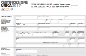 We4broker - Contabilità Generale - Certificazione Unica