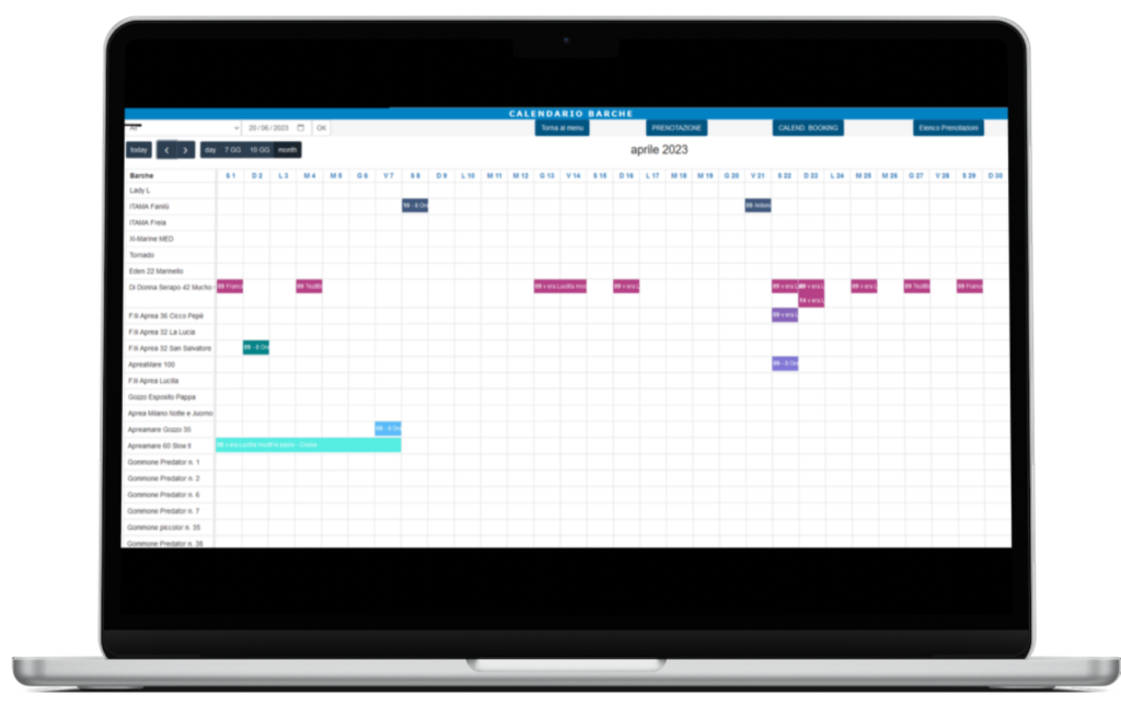 Nefesy - Transfer & Noleggio Calendario Imbarcazioni